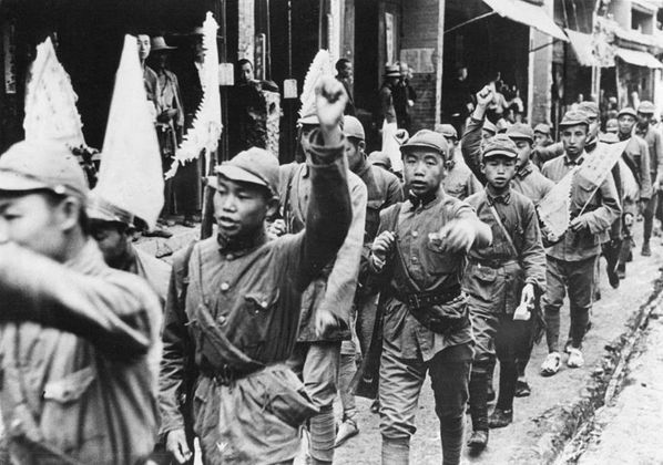 Японские солдаты в Китае. 1930-е
