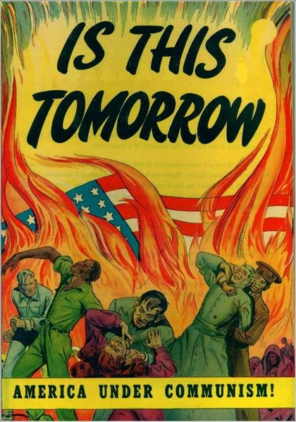 Уже завтра? Америка при коммунизме. Обложка комикса. США. 1947