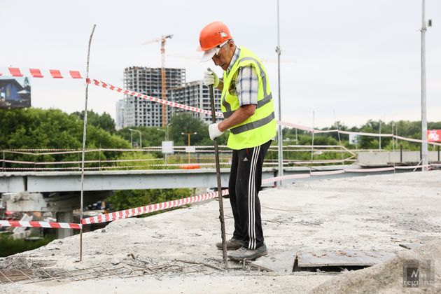 Строительство новой развязки в районе улицы Луганской и Объездной дороги. Екатеринбург