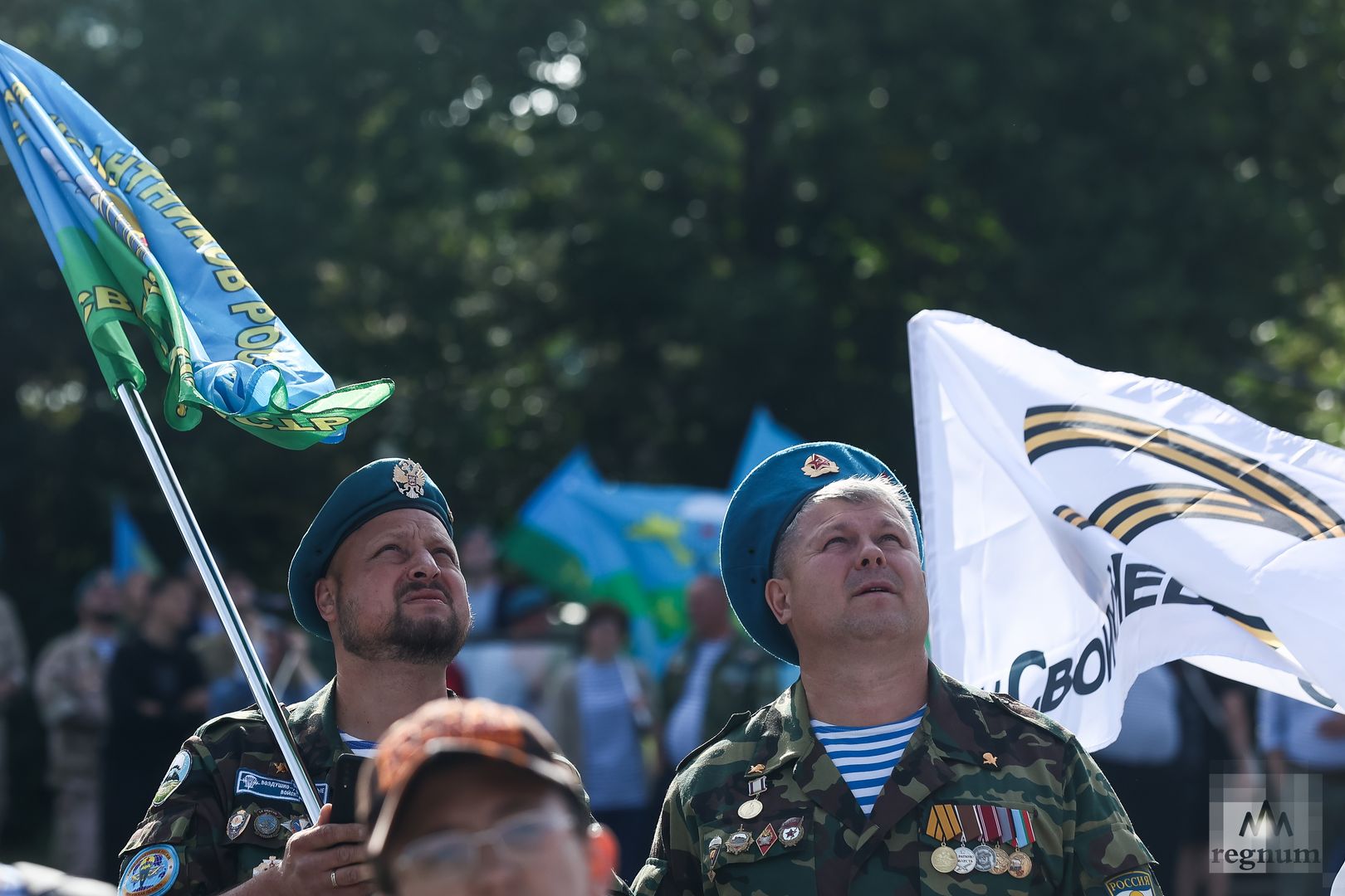 Десантники Екатеринбурга во время празднования Дня ВДВ