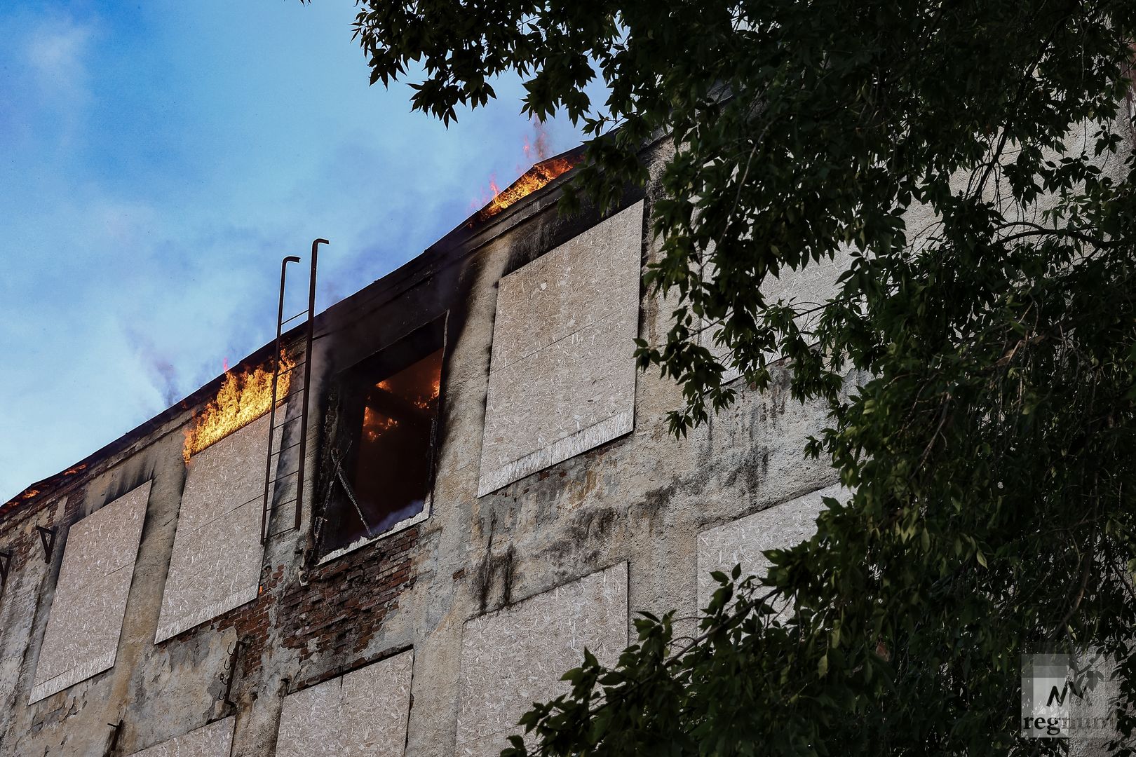 Пожар на Ленина, 79. Екатеринбург