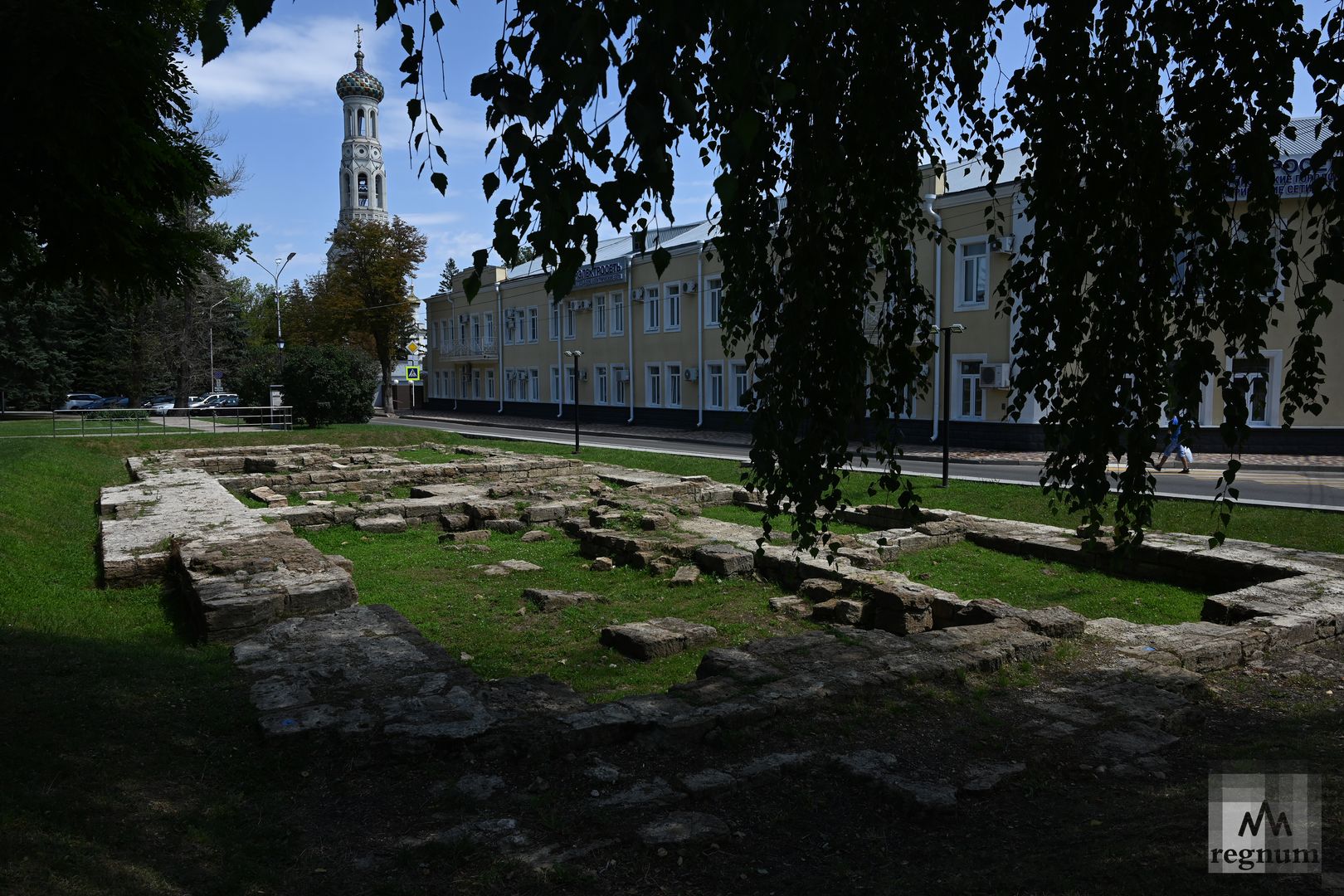 Фундамент шефского дома на Крепостной горе в Ставрополе