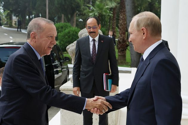Встреча Владимира Путина с Реджепом Тайипом Эрдоганом в Сочи
