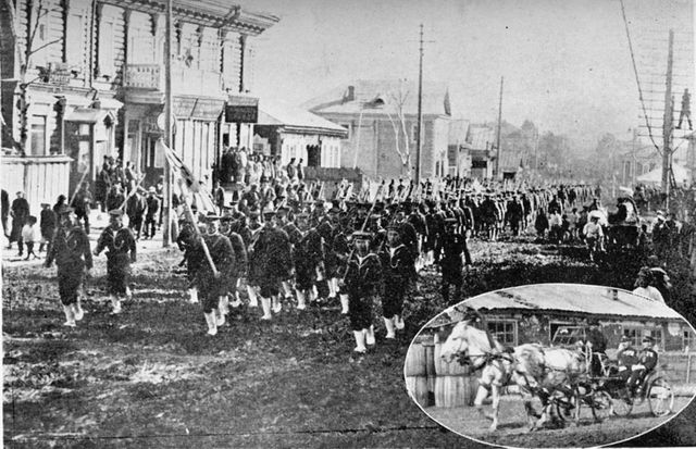 Вступление японских войск в Николаевск-на-Амуре