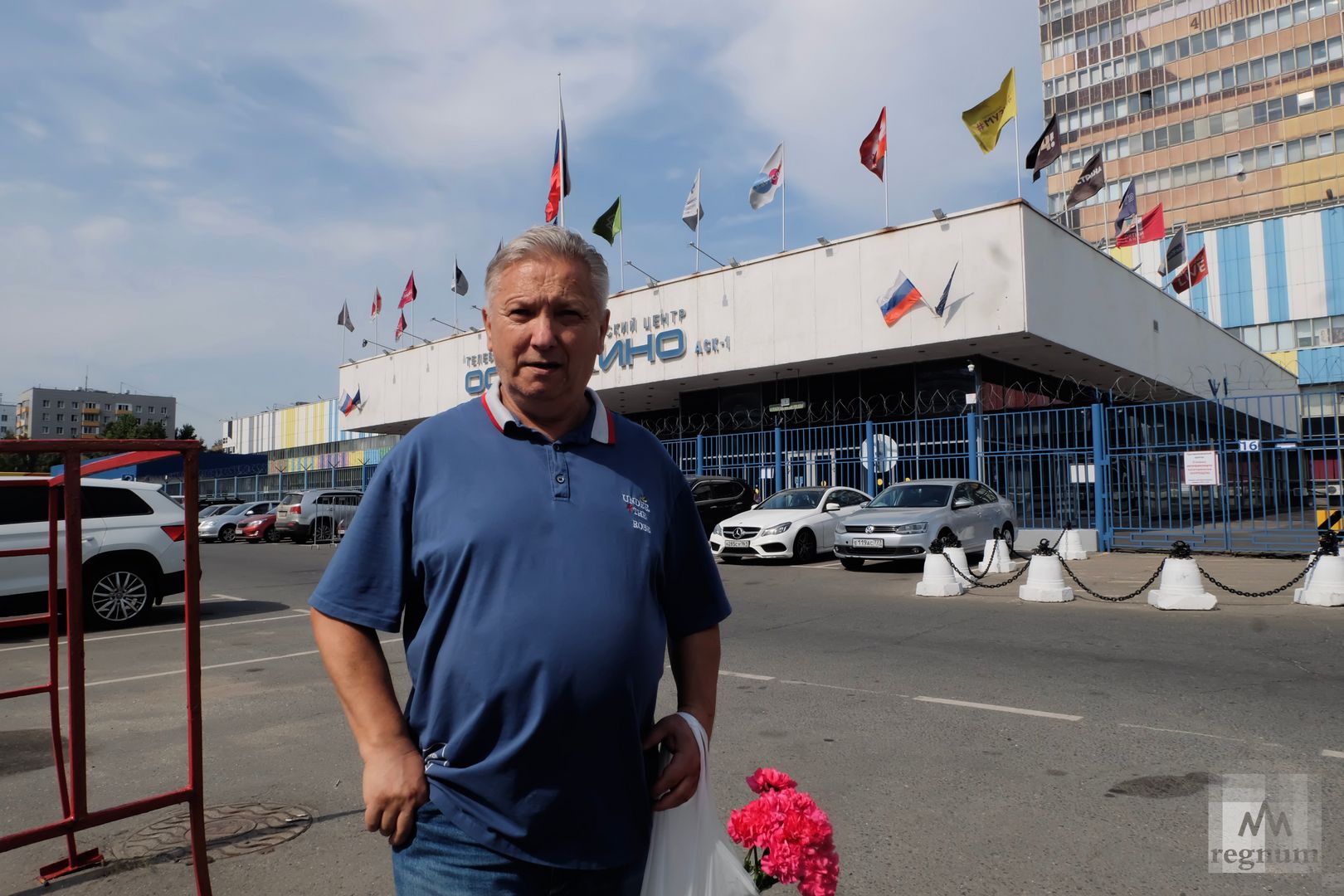 Прощание с Дарьей Дигуной у телецентра «Останкино»