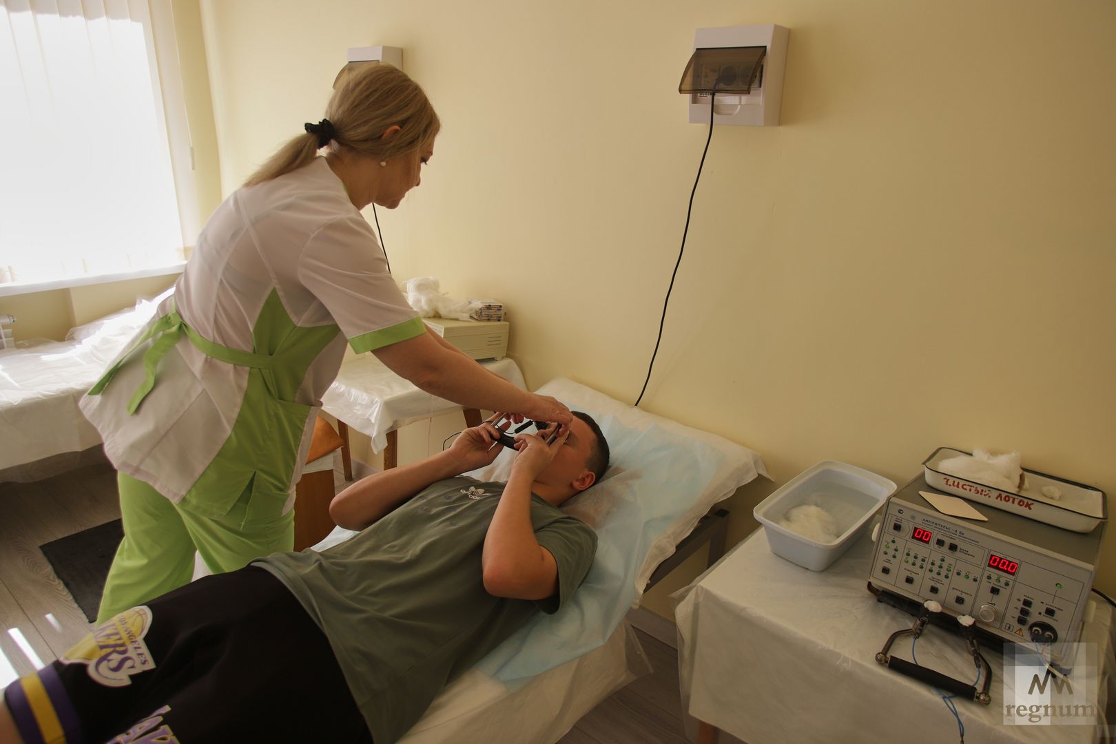 Лечебные процедуры для детей из ЛНР в кисловодском санатории «Пикет»