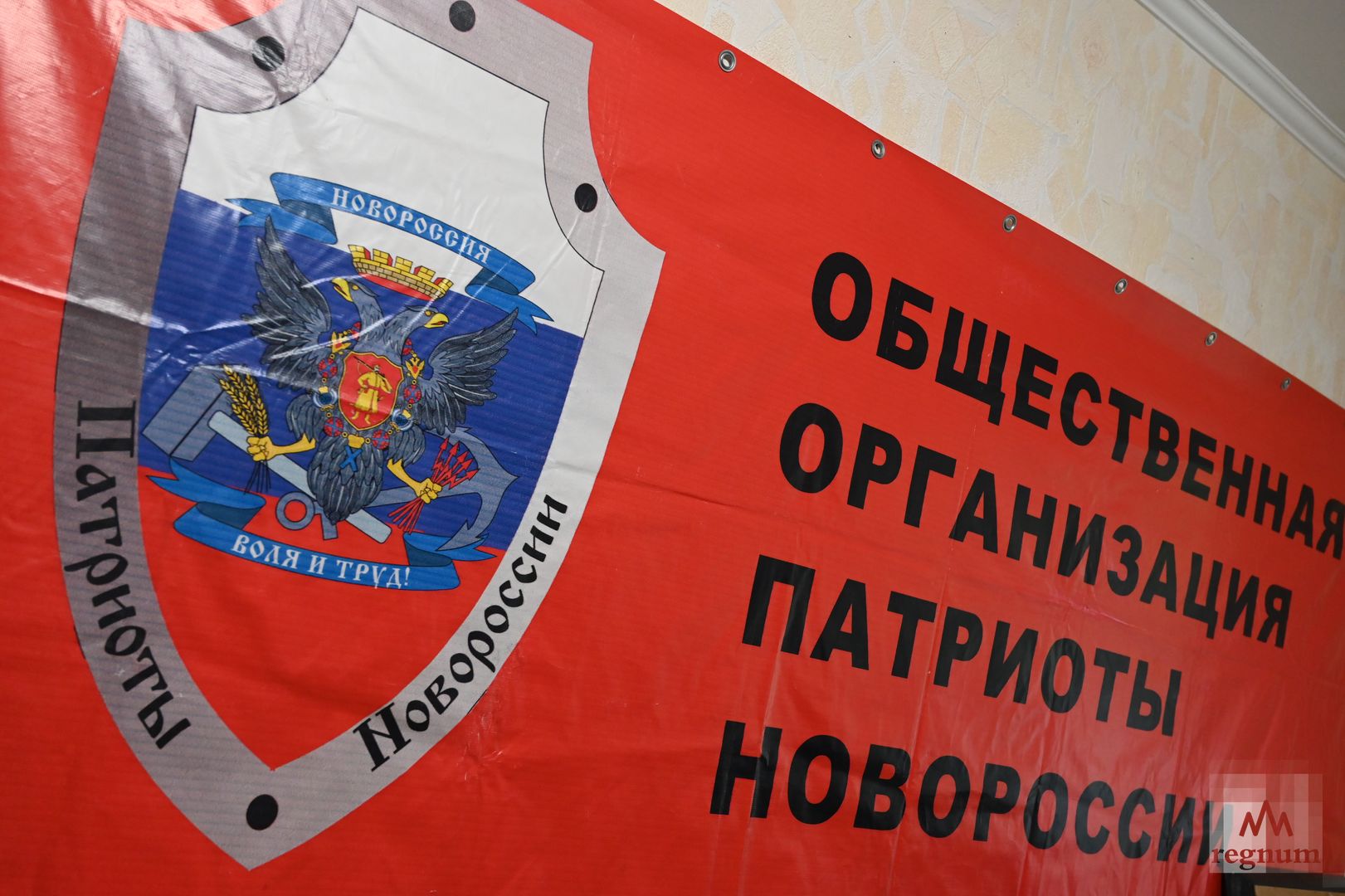 Эмблема общественной организации «Патриоты Новороссии»