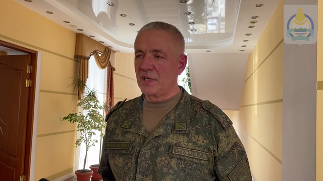 Военный комиссар Бурятии Александр Трубников