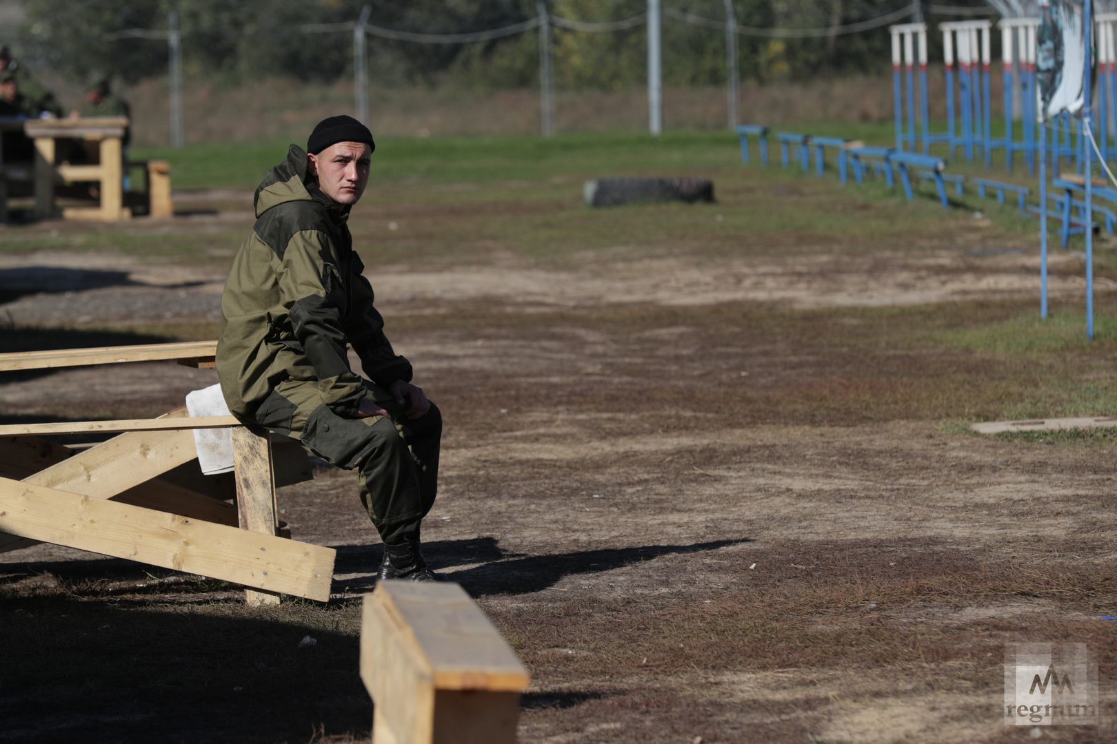 Палаточный городок учебного центра на полигоне Прудбой
