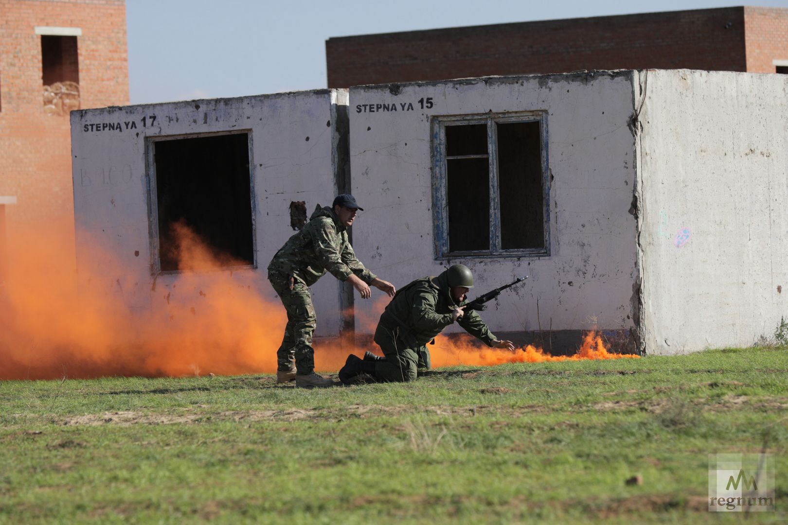 Обучение мобилизованных на полигоне Прудбой