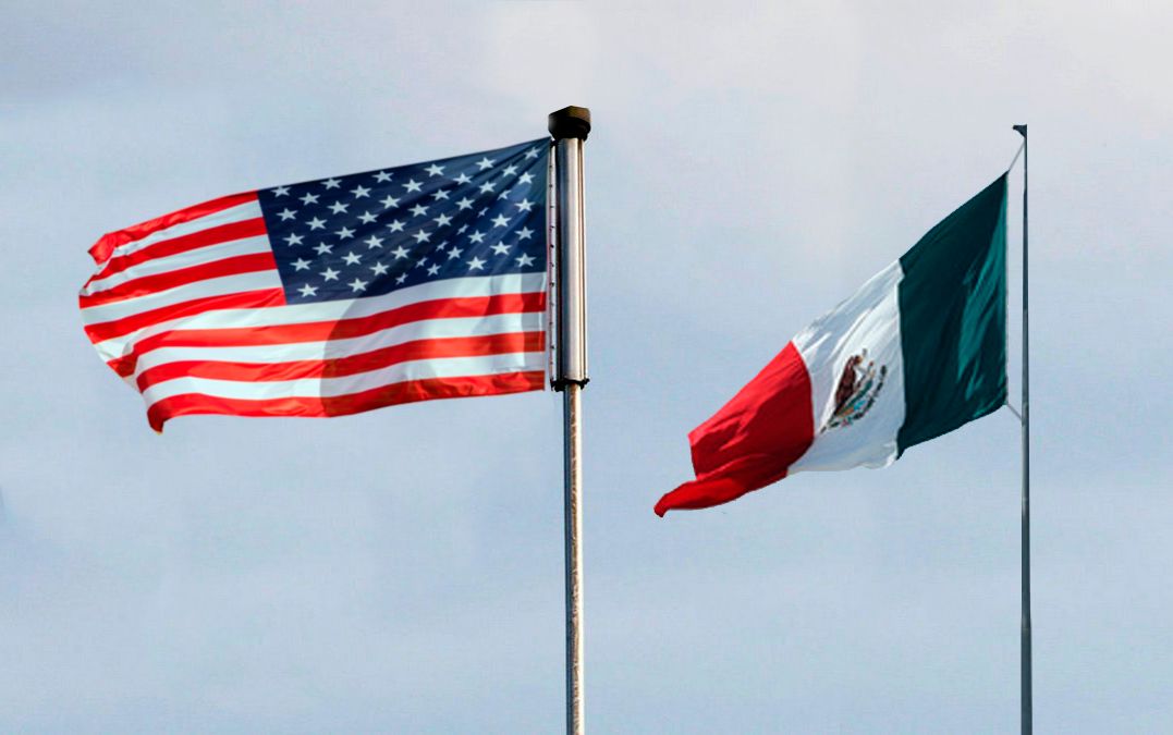 Mexico and united. Мексика США. Флаг Мексики и США. Приграничное сотрудничество США И Мексики. США Канада Мексика.