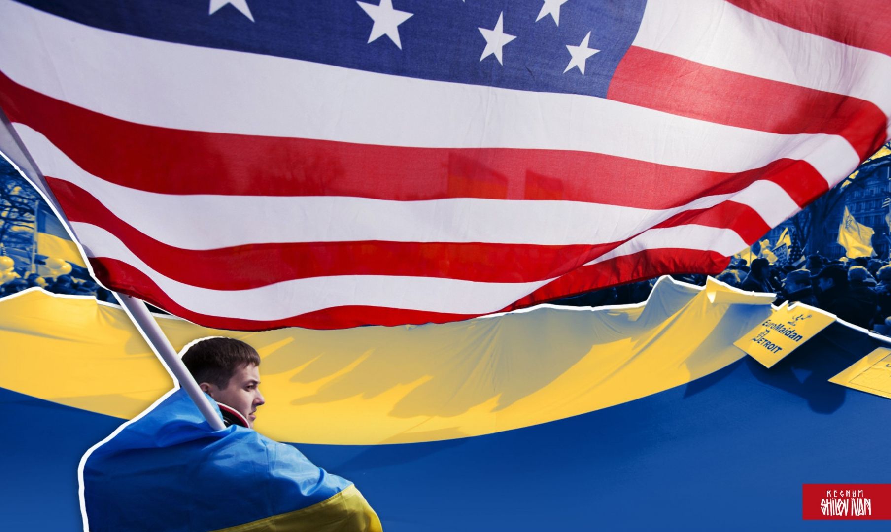 В США возмутились засильем украинских флагов во время обращения Байдена к Конгрессу