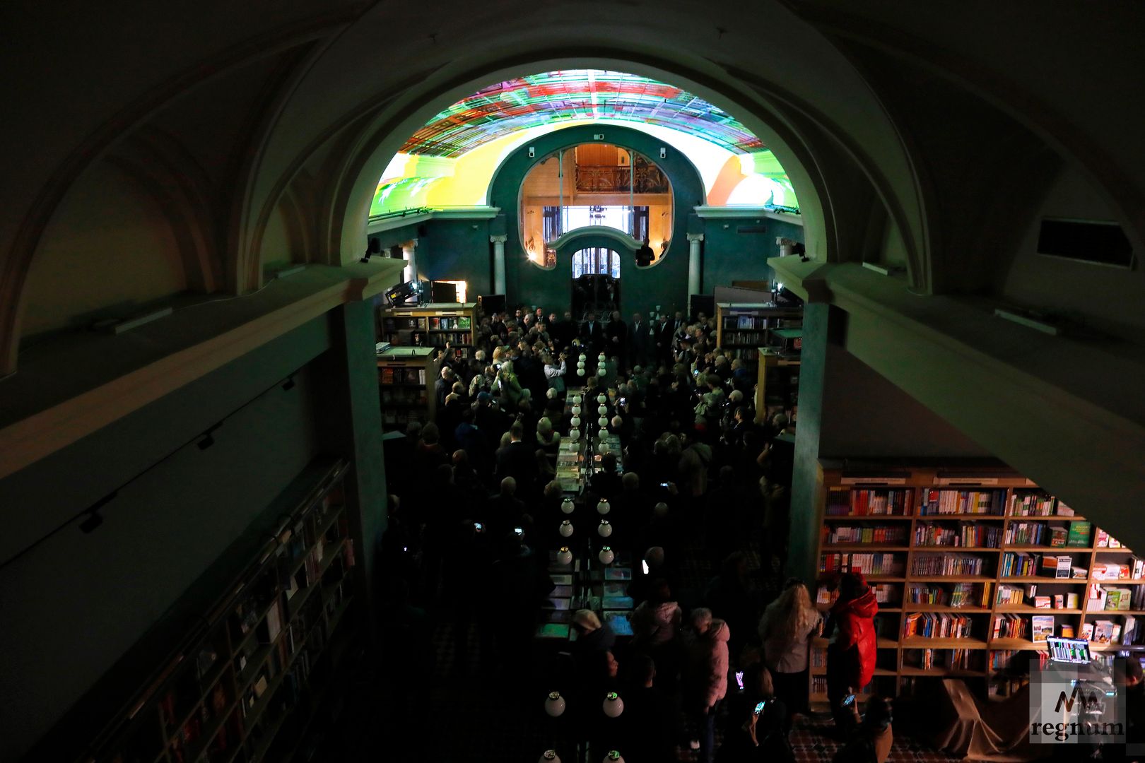 Торжественное открытие Дома книги в здании компании «Зингер»после ремонта на Невском проспекте