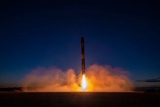 Запуск ракеты-носителя Falcon 9