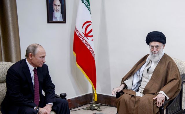 Vladimir Putin and Seyed Ali Khamenei