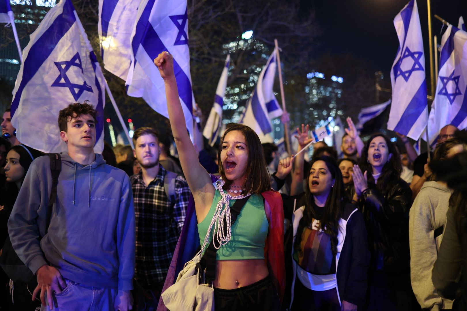 Митинги в израиле