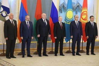 Лидеры стран — участниц Евразийского экономического союза (ЕАЭС). 2023
