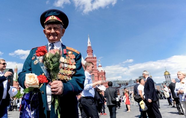 Фото ветеранов на красной площади