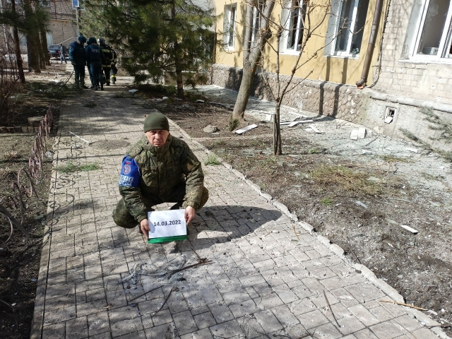 Ход строительства дома для переселенцев в краматорске